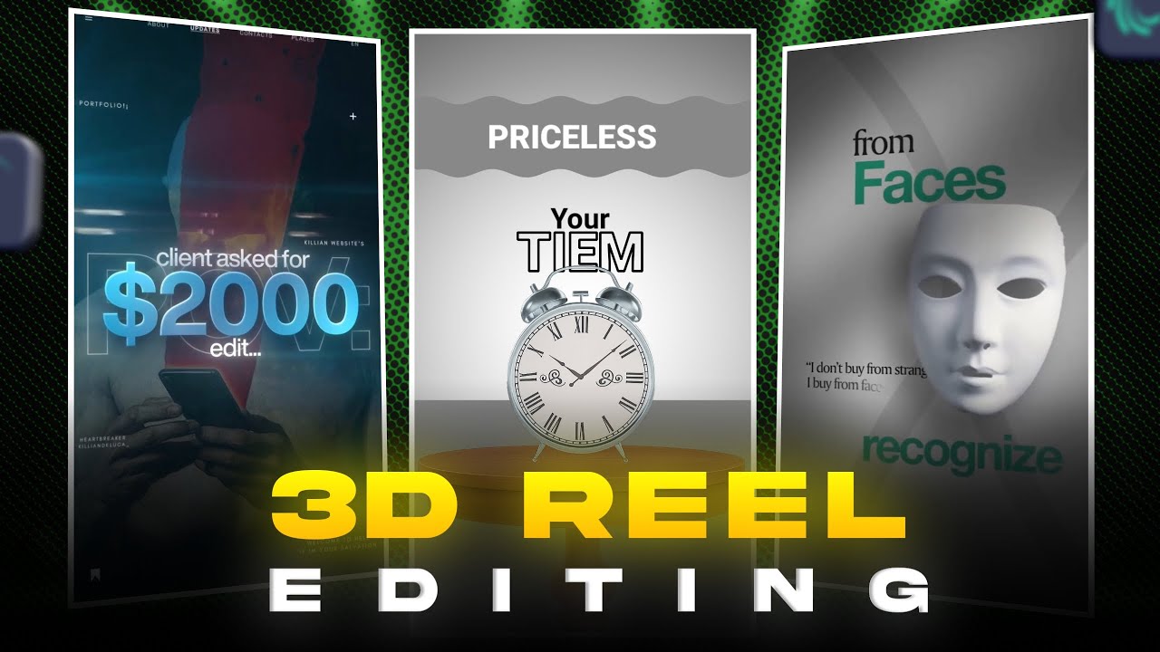 3d Reel Editing in Mobile Like pc [Part 5]