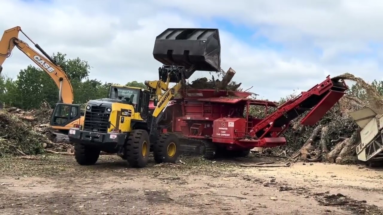 2023 Morbark 1300B Tub Grinder Turning Waste into Product!