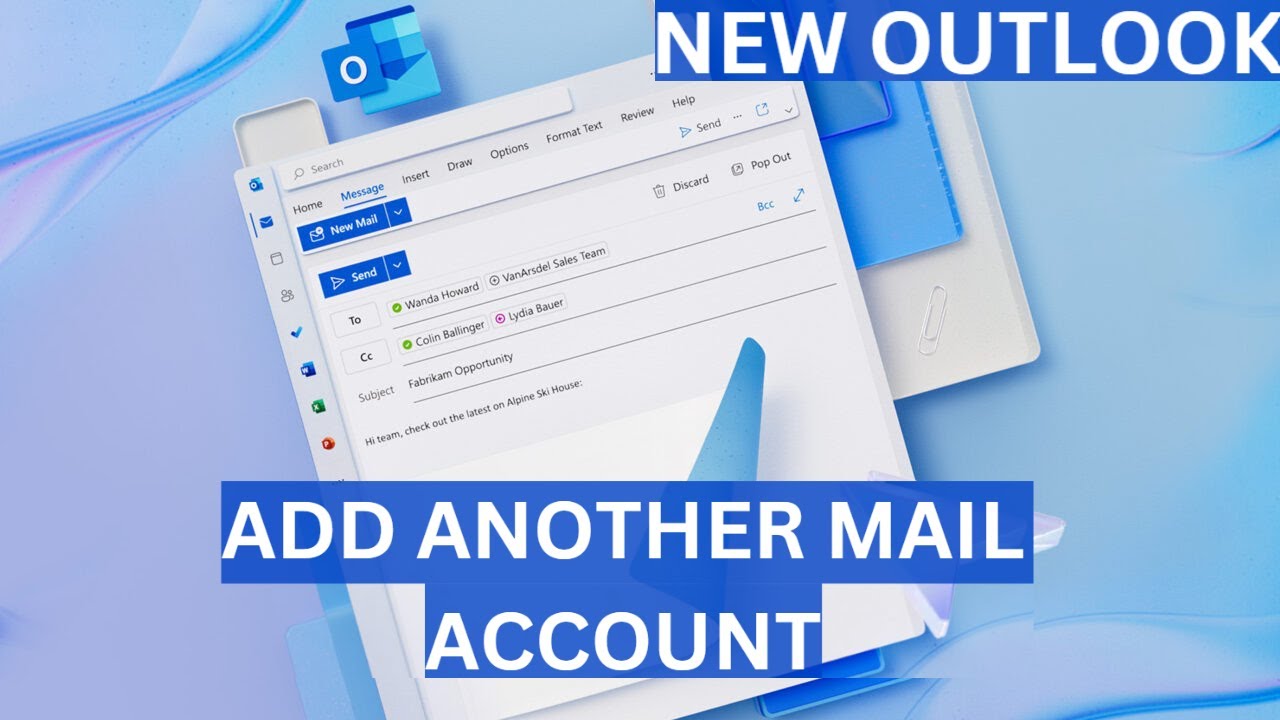 Add another Email account in New Outlook!