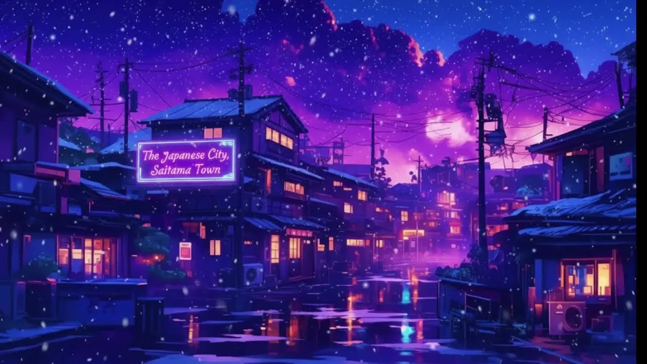 Cozy Lofi Beats ❄️ Snowy Night Edition | 80s–90s Chill for Study, Sleep & Relax