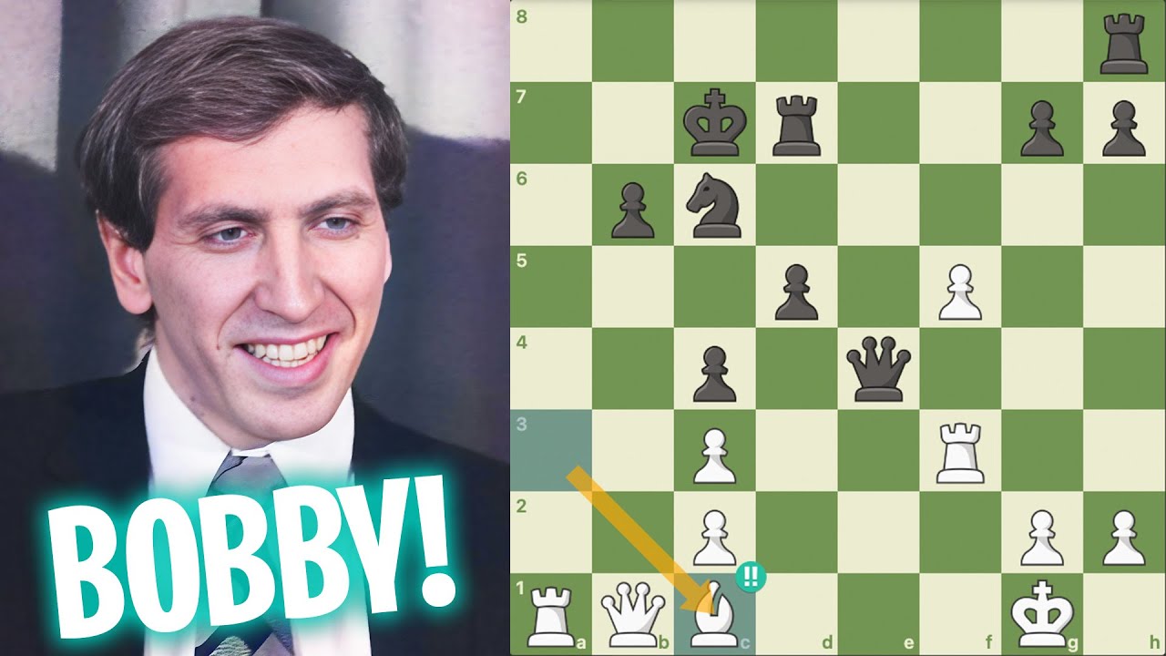 Como Bobby Fischer Destruiu a Defesa Francesa com Simplicidade!