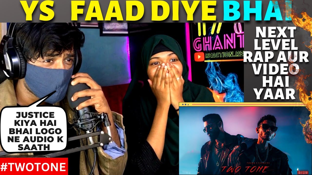 TWO TONE - Young Stunners | Talha Anjum | Talhah Yunus |(Official Music Video)| Reaction