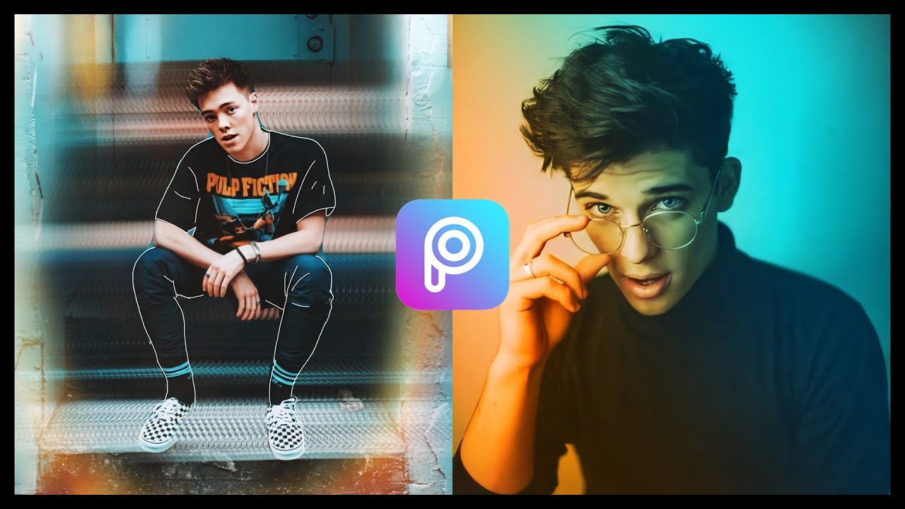 Cómo EDITAR fotos en PICSART - EFECTOS NEÓN | PIXEEL
