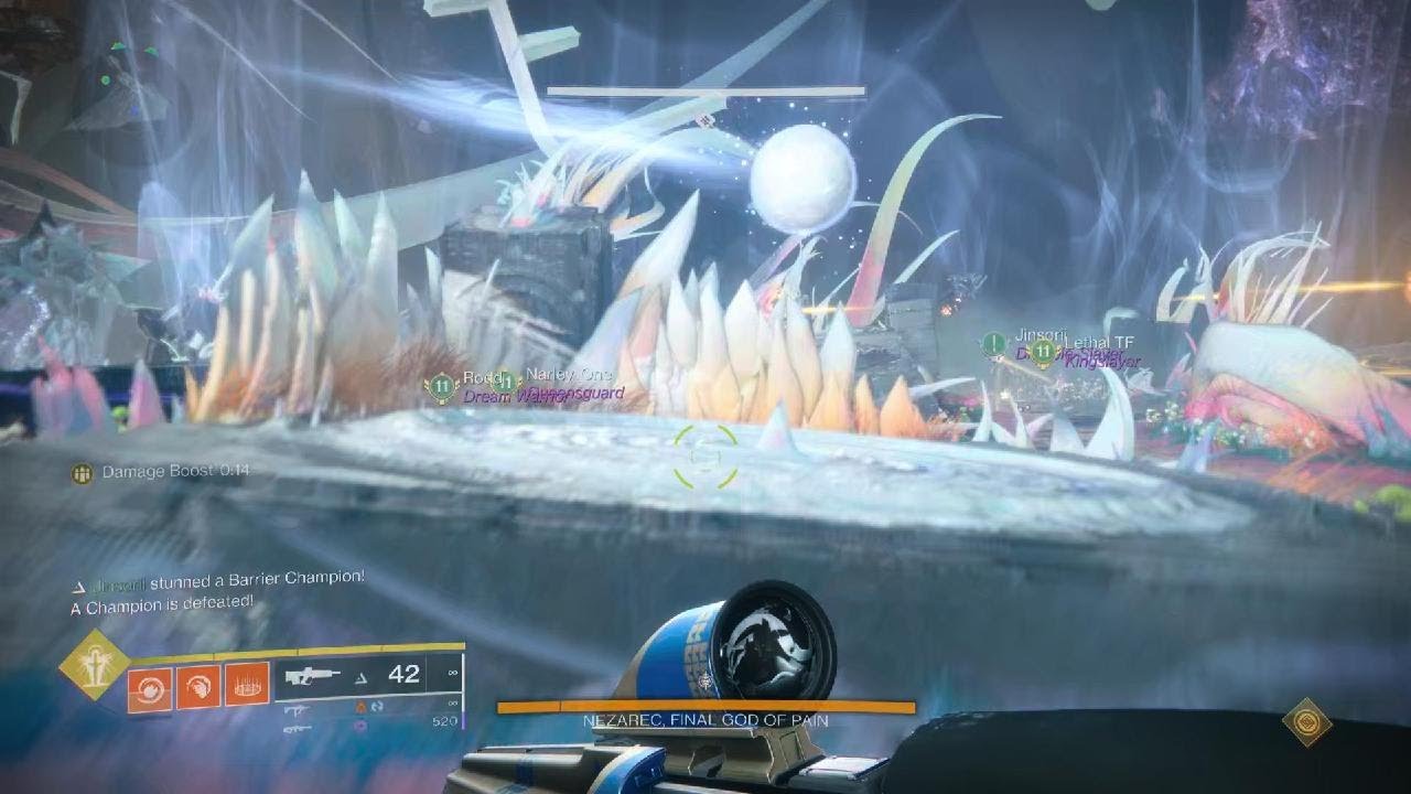 Destiny 2 Root of Nightmares - Nezarec Final God of Pain (Master Difficulty) + All Hands Challenge