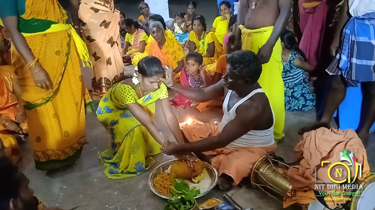 அங்காளம்மன் காப்பு கட்டு பாலகிருஷ்ணாபுரம்