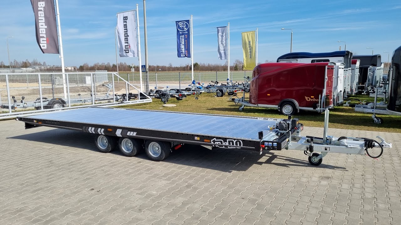 PrzyczepyDelfin.pl - TA-NO FORMULA 35.60 PREMIUM - przyczepa do przewozu samochodów o DMC 3500 kg
