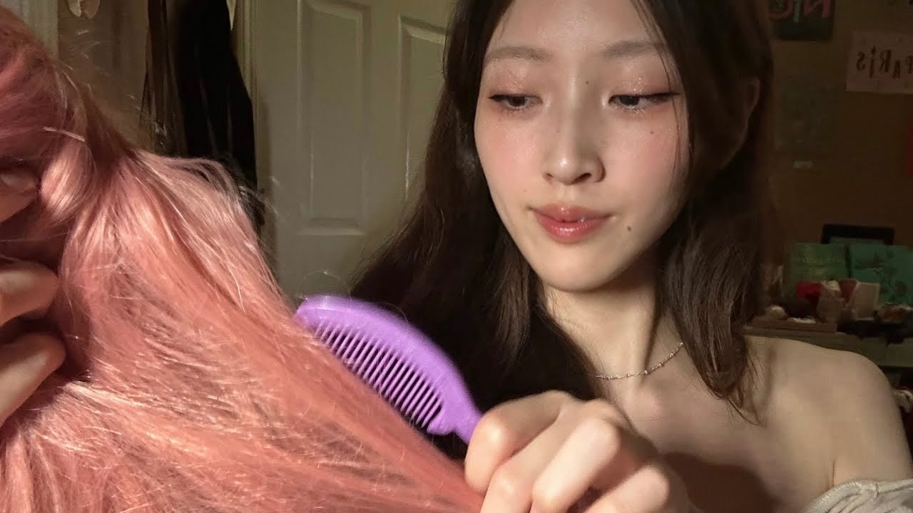 ASMR Playing With Your Hair (soft spoken)