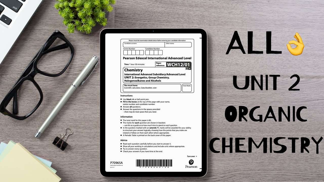 Вся органическая химия для IAL Unit 2 по химии менее чем за 2 минуты