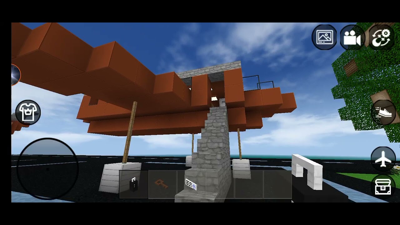 Departuring From Big City to SCA Airport in Mini Block Craft