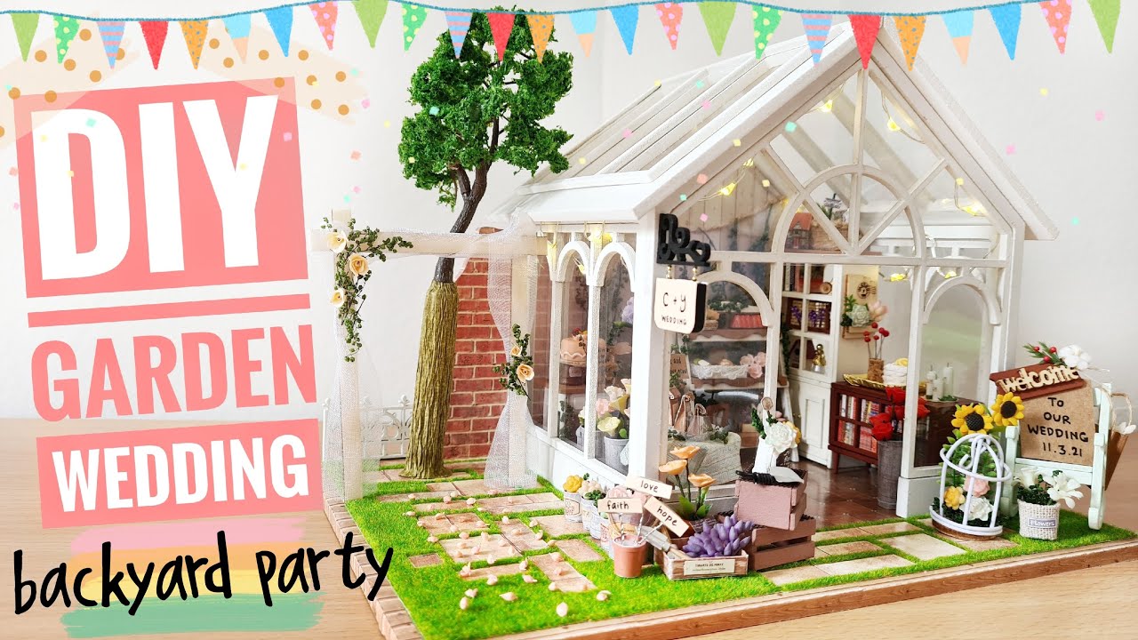 DIY Miniature Garden Wedding (Backyard Party)