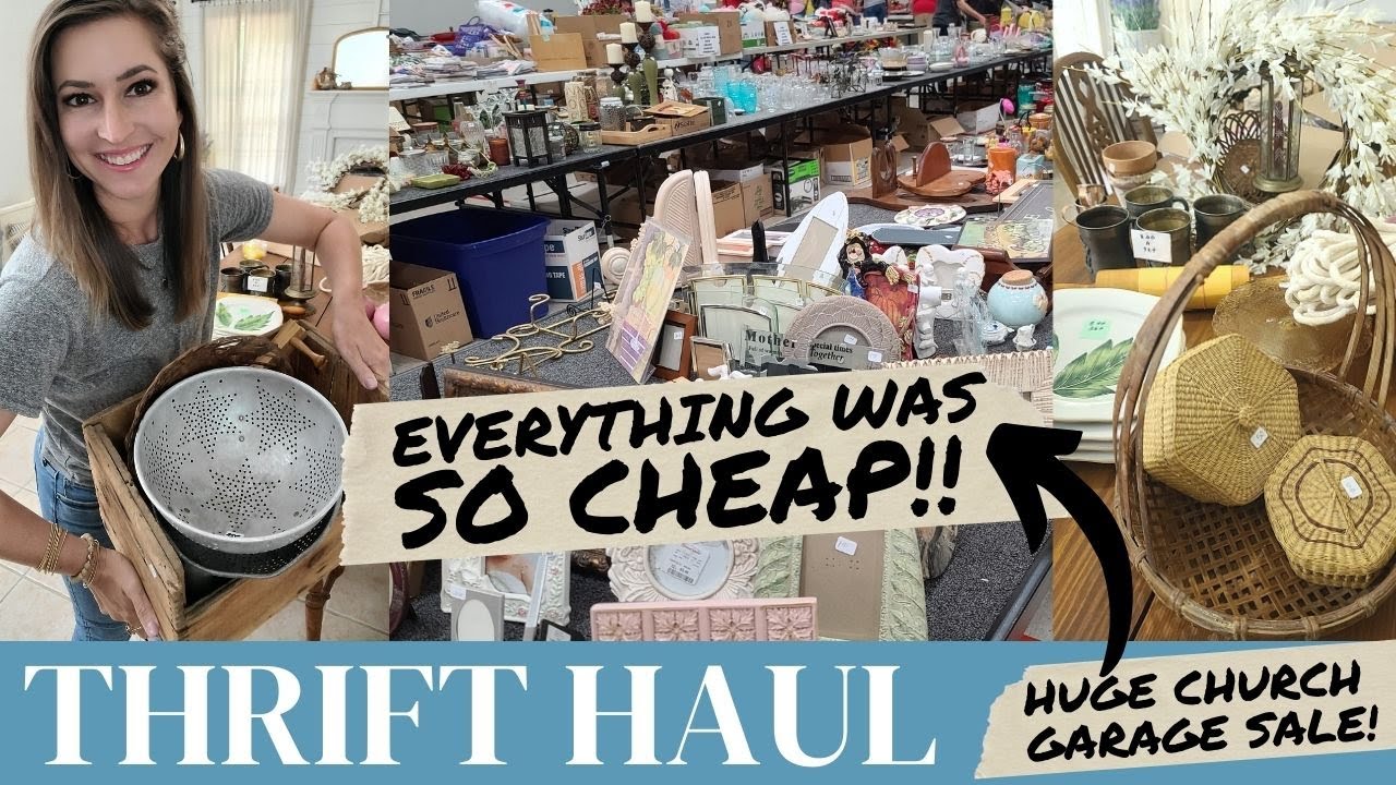 How to make money thrifting for profit • Shopping at garage sales • What did I purchase?