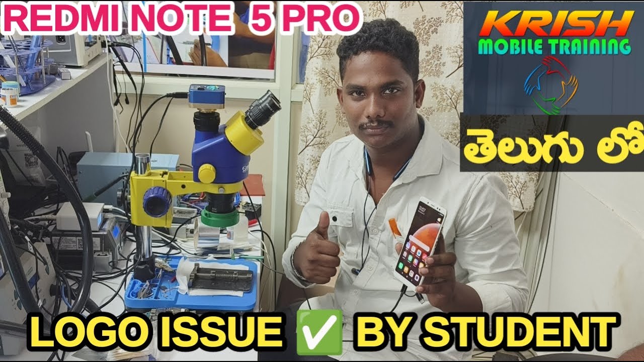 REDMI NOTE 5 PRO HANG ON LOGO ISSUE ✅ BY STUDENT | #mobilerepairingcourse