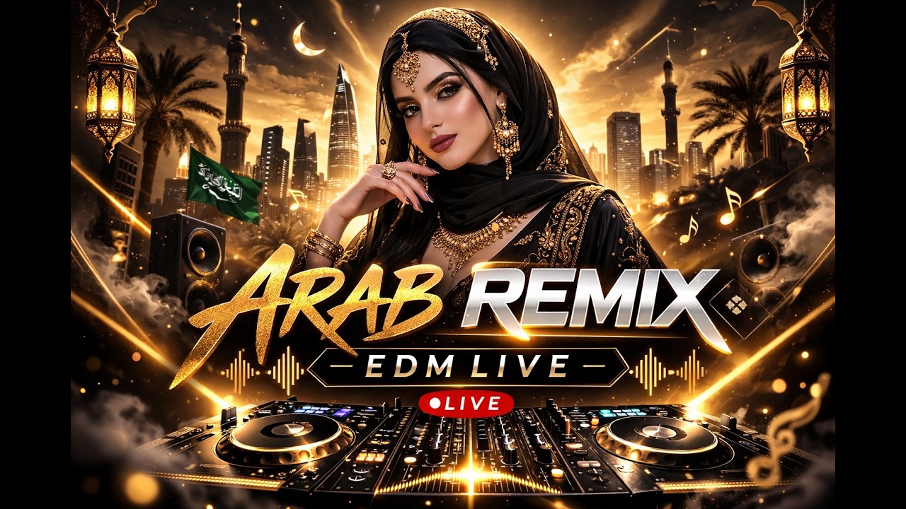 💎 Dubai Skyline Arabic EDM | Luxury Night Festival Energy