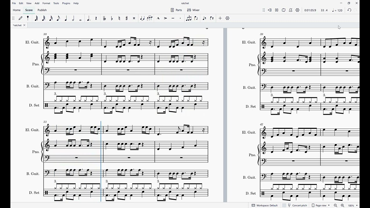 Ratchet ||Musescore compostion