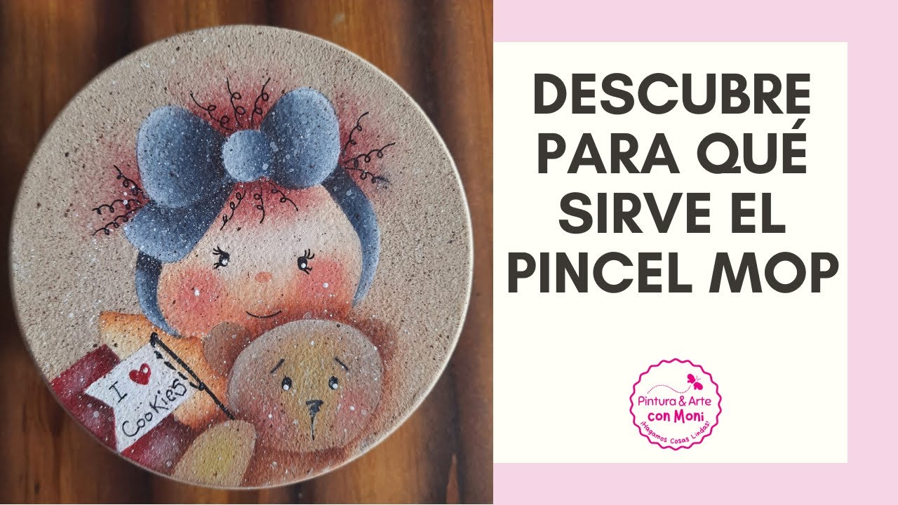 PARA QUÉ SIRVE EL PINCEL MOP #pinturacountry #artecountry #pinturaacrílica #pinceles