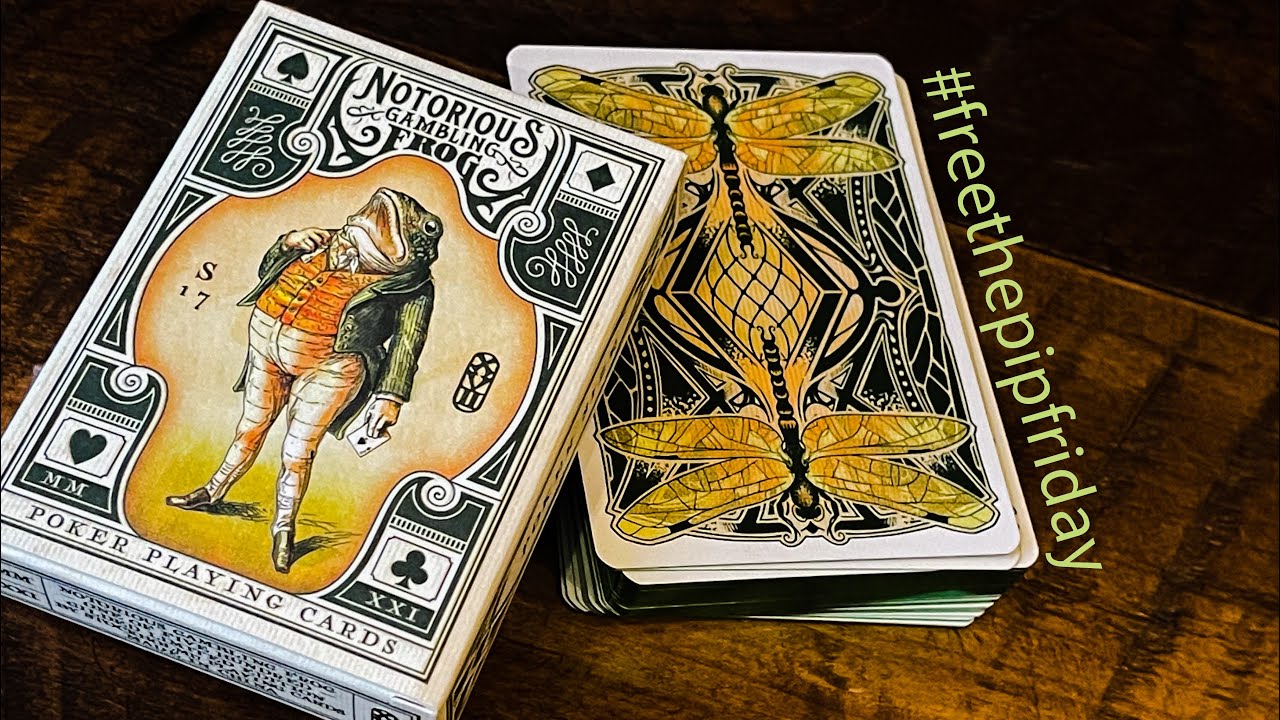 FreeThePipFriday Эпизод 24 - Notorious Gambling Frog (Green Gilded) от Stockholm17 - Обзор колоды!