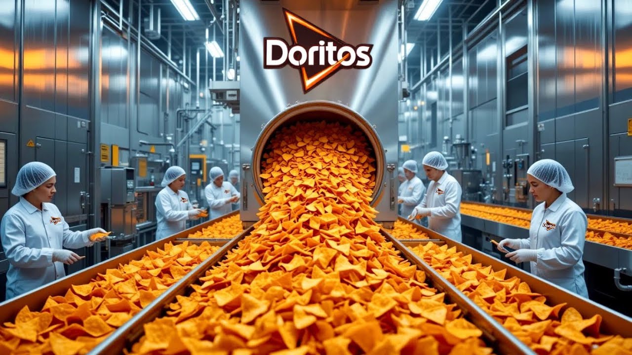 CÓMO se HACEN los DORITOS 🧀 | PROCESO INDUSTRIAL 🏭
