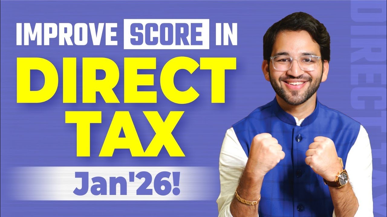5 ways to score exemption in DT | Jan'26 | CA Final | CA Shubham Singhal