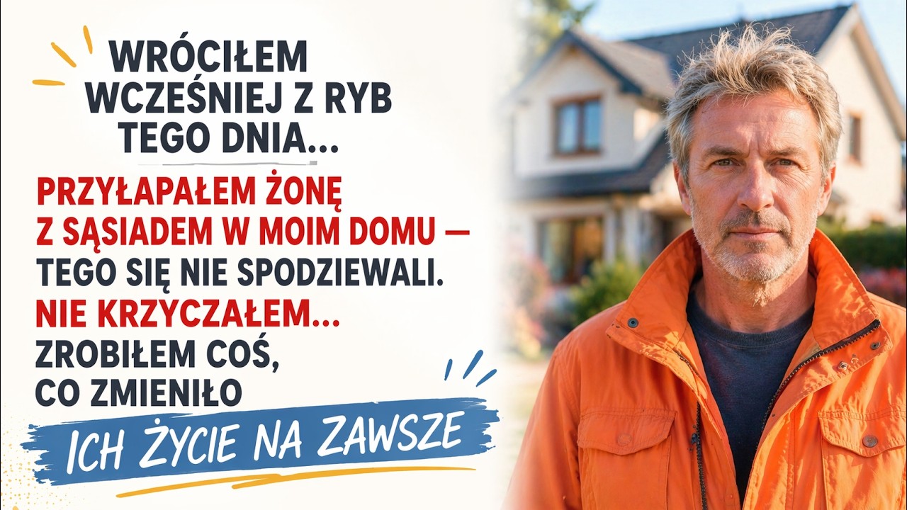 PRZYŁAPAŁEM ŻONĘ Z SĄSIADEM w moim domu — tego się nie spodziewali. Nie krzyczałem—ZROBIŁEM GORSZEGO
