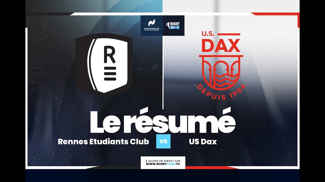 Nationale J22 - Rennes EC vs US DAX