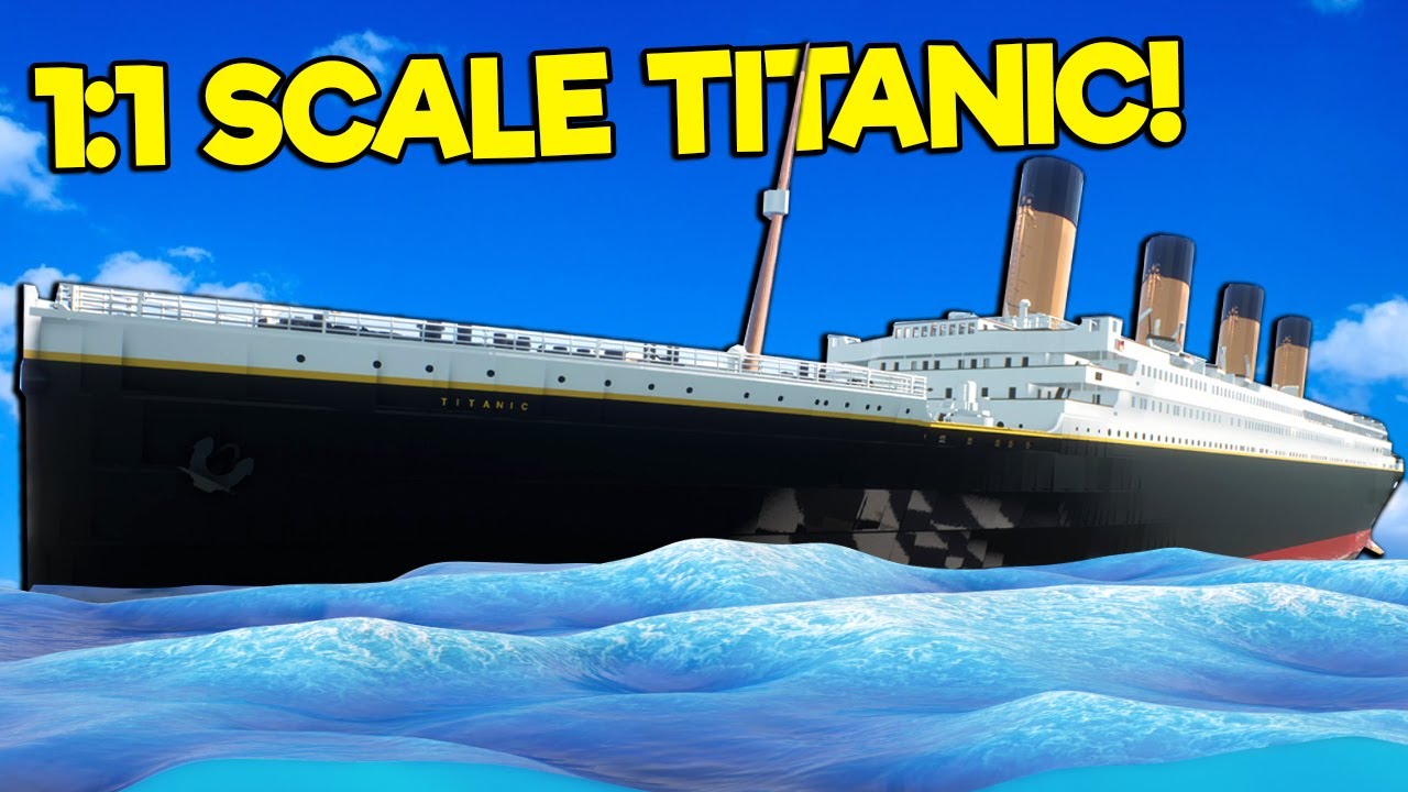 Destroying a Massive 1:1 Scale 90K Lego Brick Titanic was a Mistake! (Brick Rigs Gameplay)