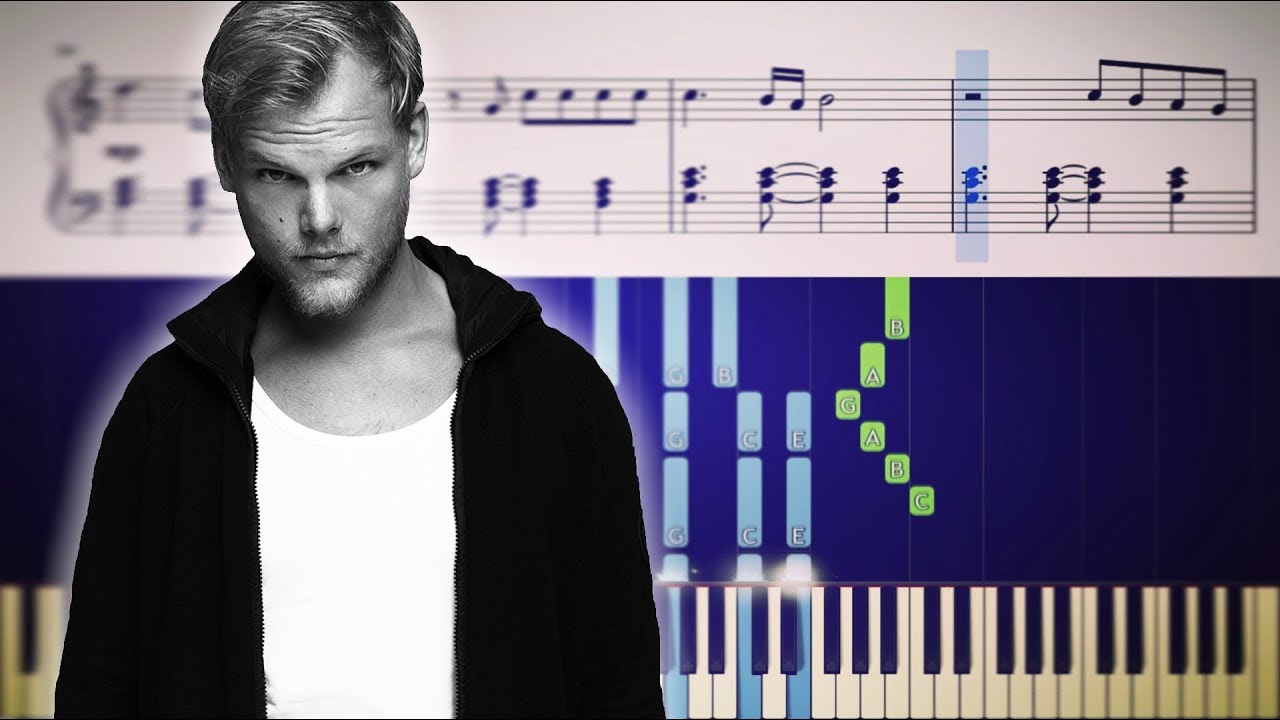 Avicii - SOS ft. Aloe Blacc - Piano Tutorial + SHEETS