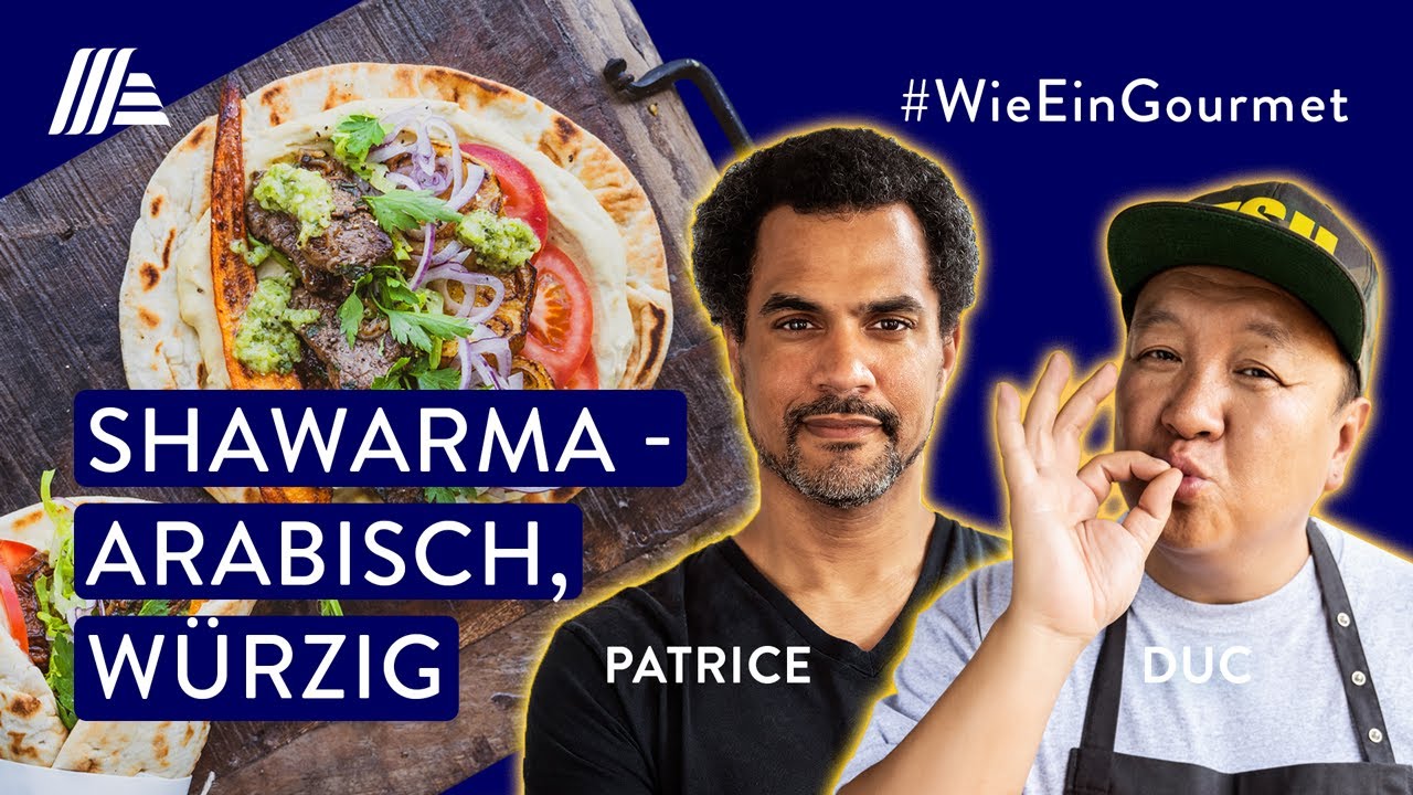 Duc x Patrice Bouédibéla: Rindfleisch-Shawarma mit Hummus - #WieEinGourmet