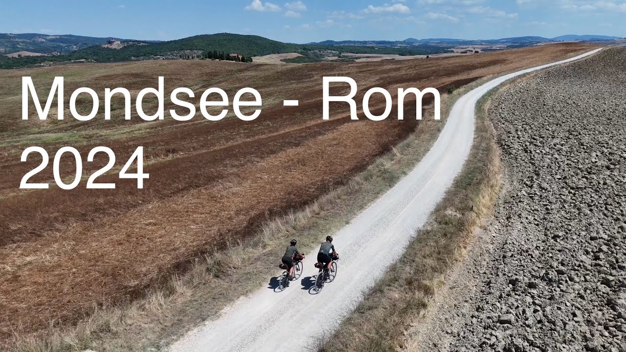 Bikepacking von Mondsee nach Rom durch die Toskana inkl. Strade Bianche