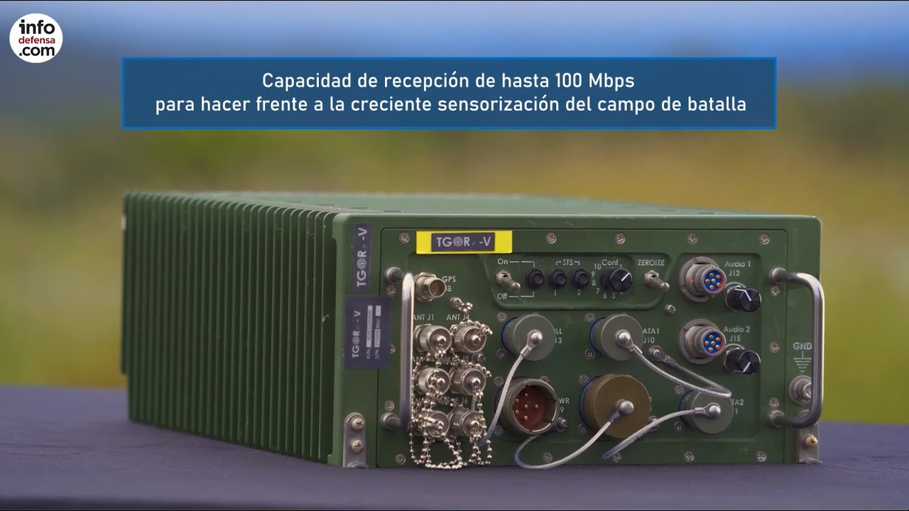 El Ejército español evalúa la radio Tgor-V de Tecnobit propuesta para el VCR 8x8