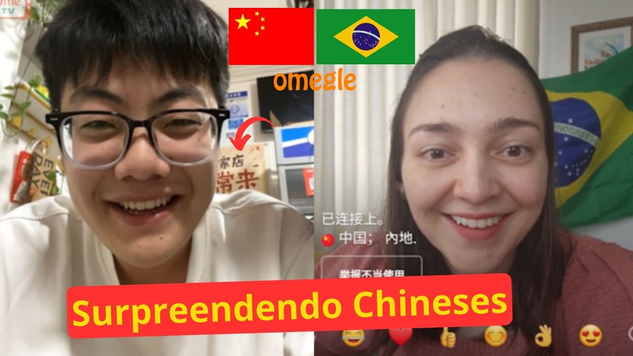 Brasileira SURPREENDE CHINESES ao falar MANDARIM FLUENTE no Omegle #2