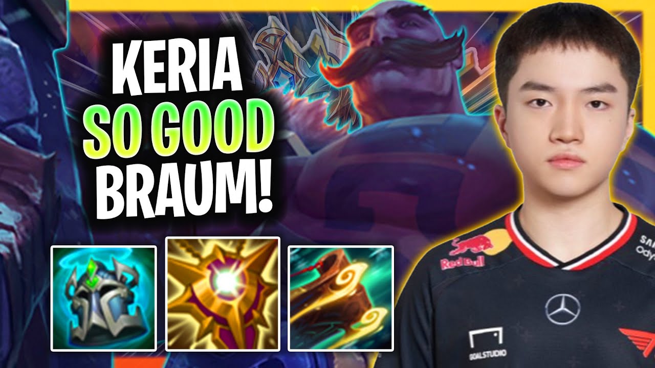 KERIA IS SO GOOD WITH BRAUM! | T1 Keria Plays Braum Support vs Alistar!  Season 2025