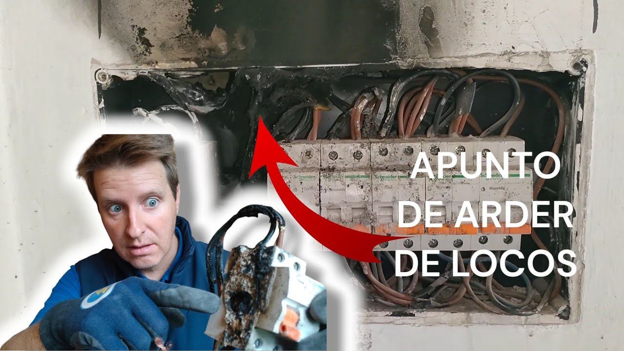 INCENDIO  ELECTRICO POR MALA CONEXION Y APRIETE