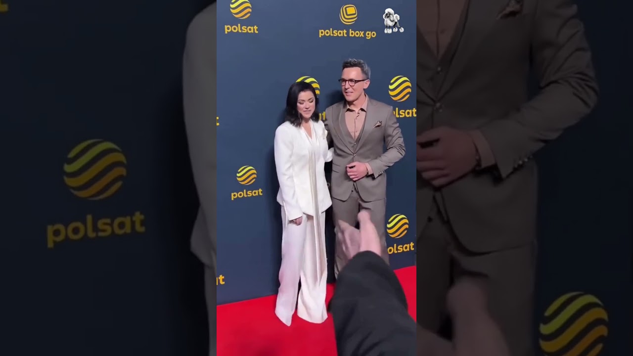 Kasia Cichopek i Maciej Kurzajewski w eleganckiej odsłonie na ściance 👀