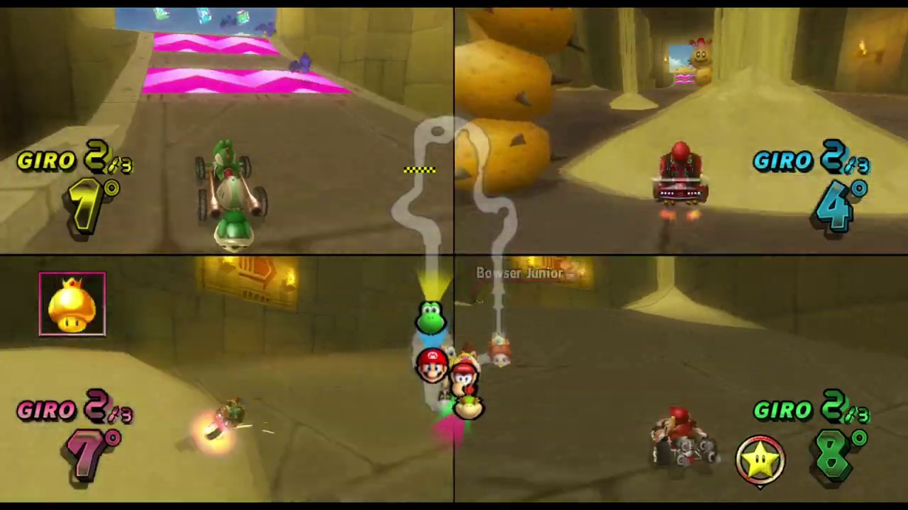 Mario Kart Wii ✦ 4 Players #002 (8 Tracks) 150cc