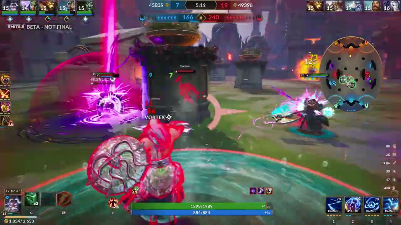 Some SMITE 2 gameplay