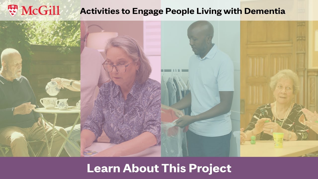 Activities to engage people living with dementia - Learn about this project
