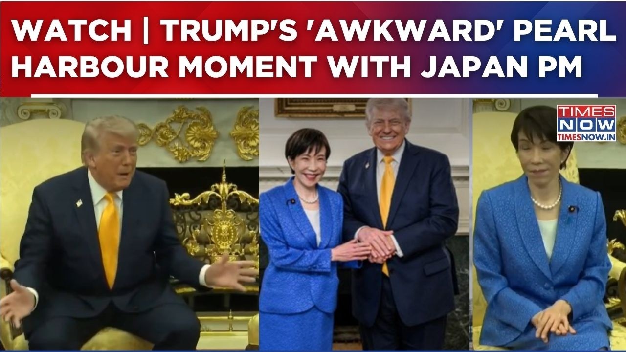 US Prez Donald Trump Makes Japanese PM Sanae Takaichi ‘Awkward’ With Pearl Harbor Reference | WATCH