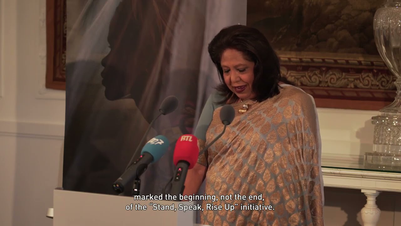 Discours de la RSSG Pramila Patten - Remise de prix pour S.A.R  la Grande-Duchesse de Luxembourg