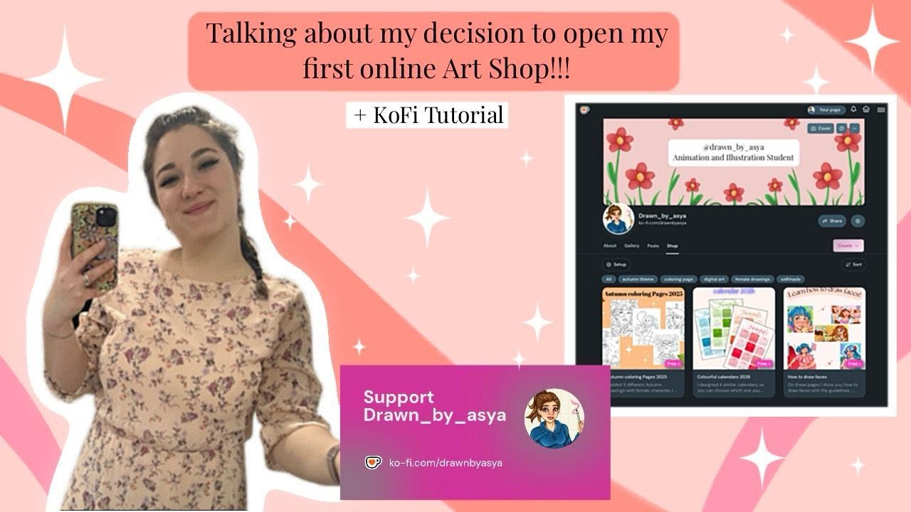 Opening an KoFi online art shop + Tutorial