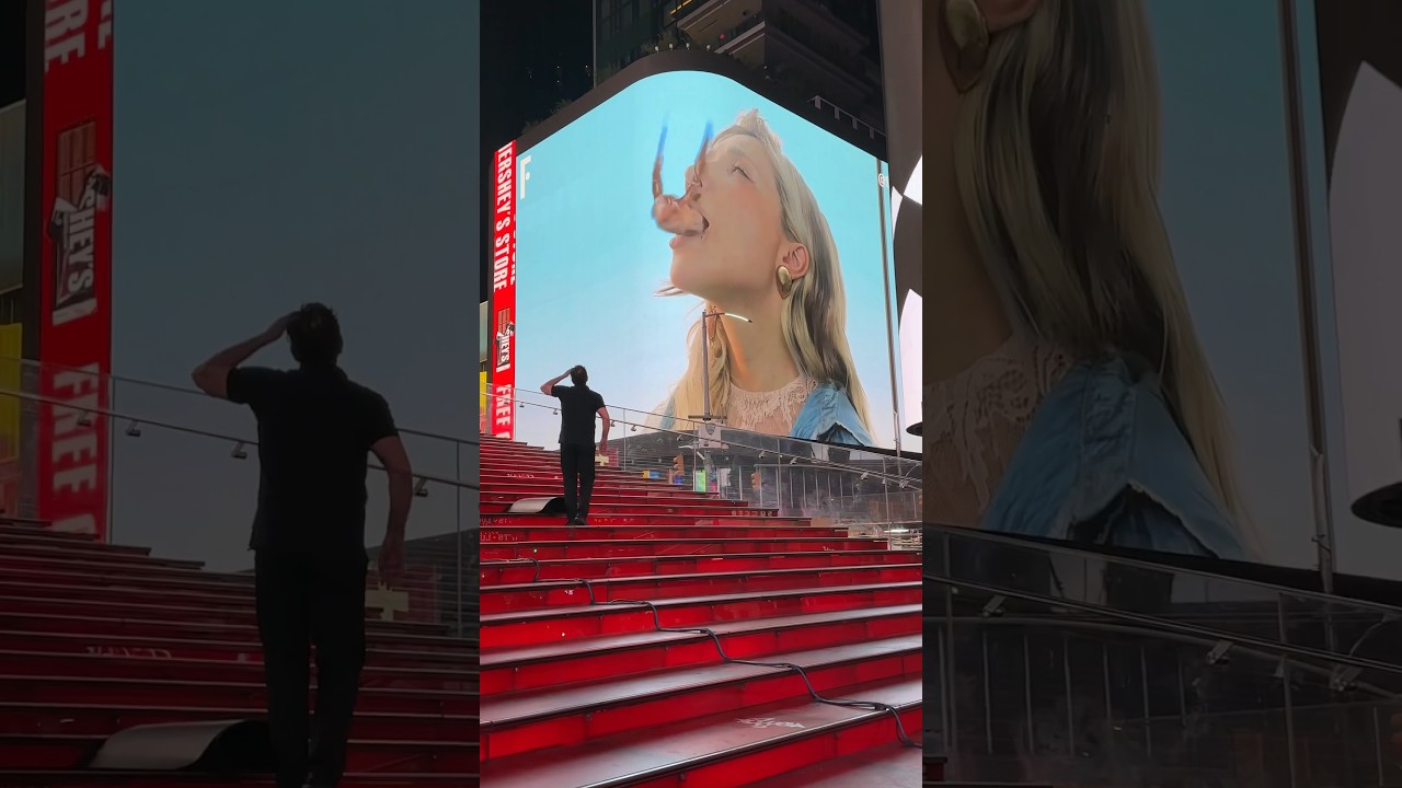 New 3D Billboard in Times Square 🐦🐦🐦