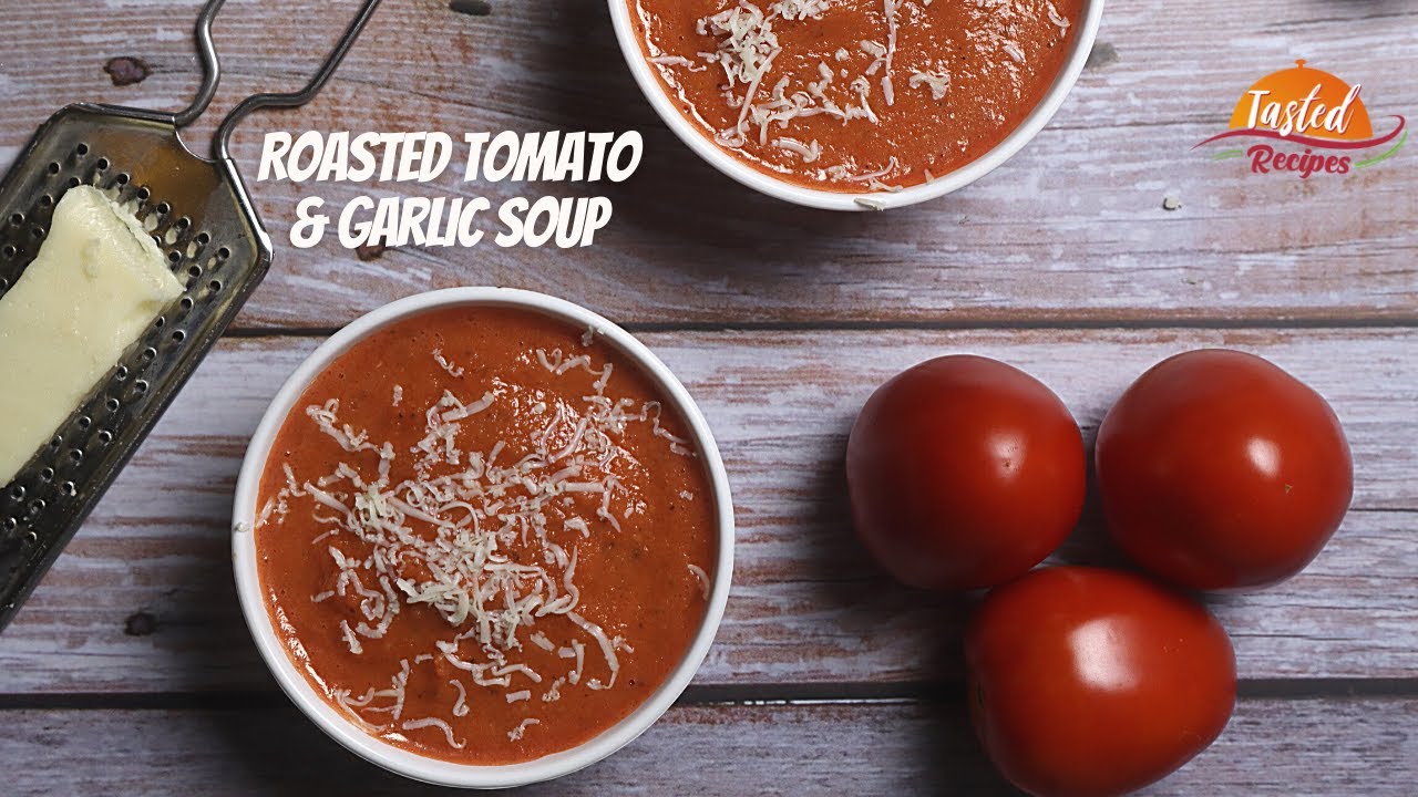Roasted Tomato Garlic Soup by TastedRecipes