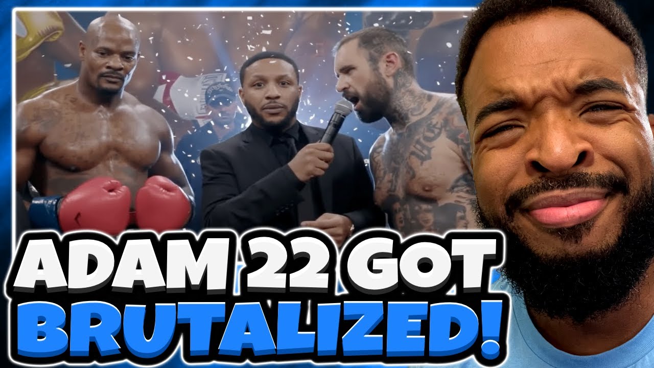 ADAM 22 GETS HUMILATED IN A BOXING MATCH BY THE GUY WHO PLOWED HIS WIFE!