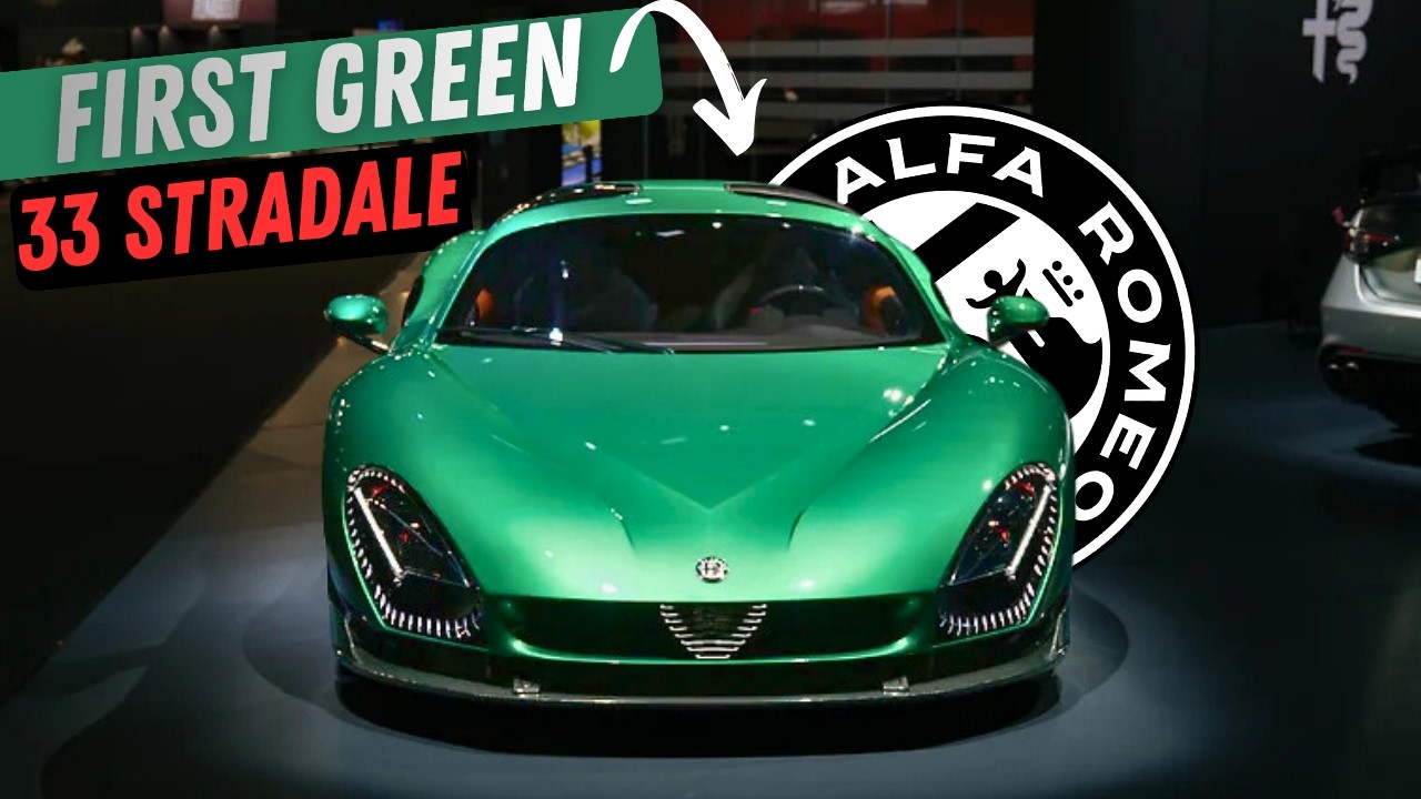 Alfa Romeo 33 Stradale Debuts New Green Paint With Maserati