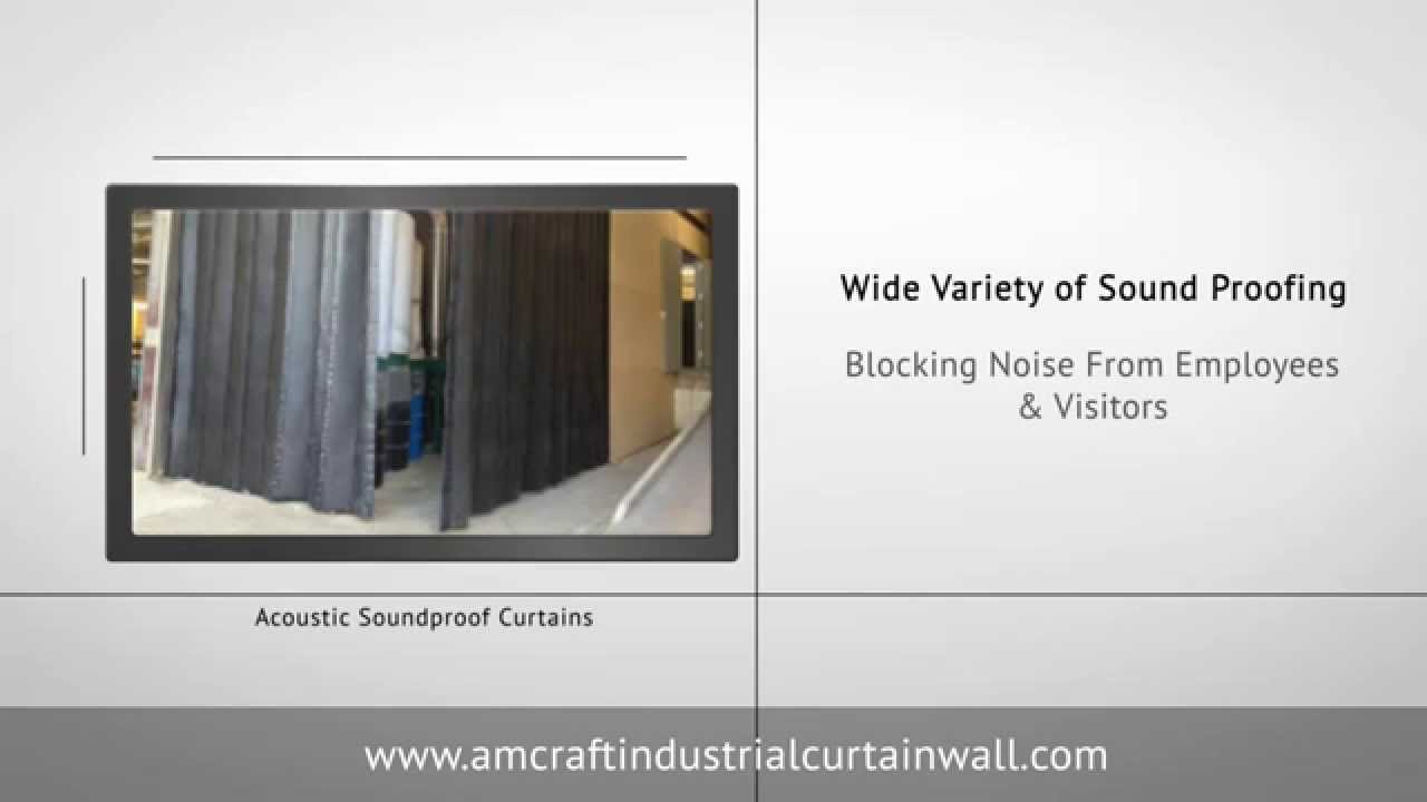 Acoustic Soundproof Curtains for Industrial Noise Control