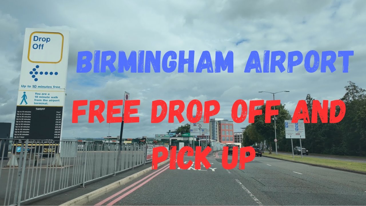 Birmingham Airport  Free Drop Off And Pick Up POV In Car