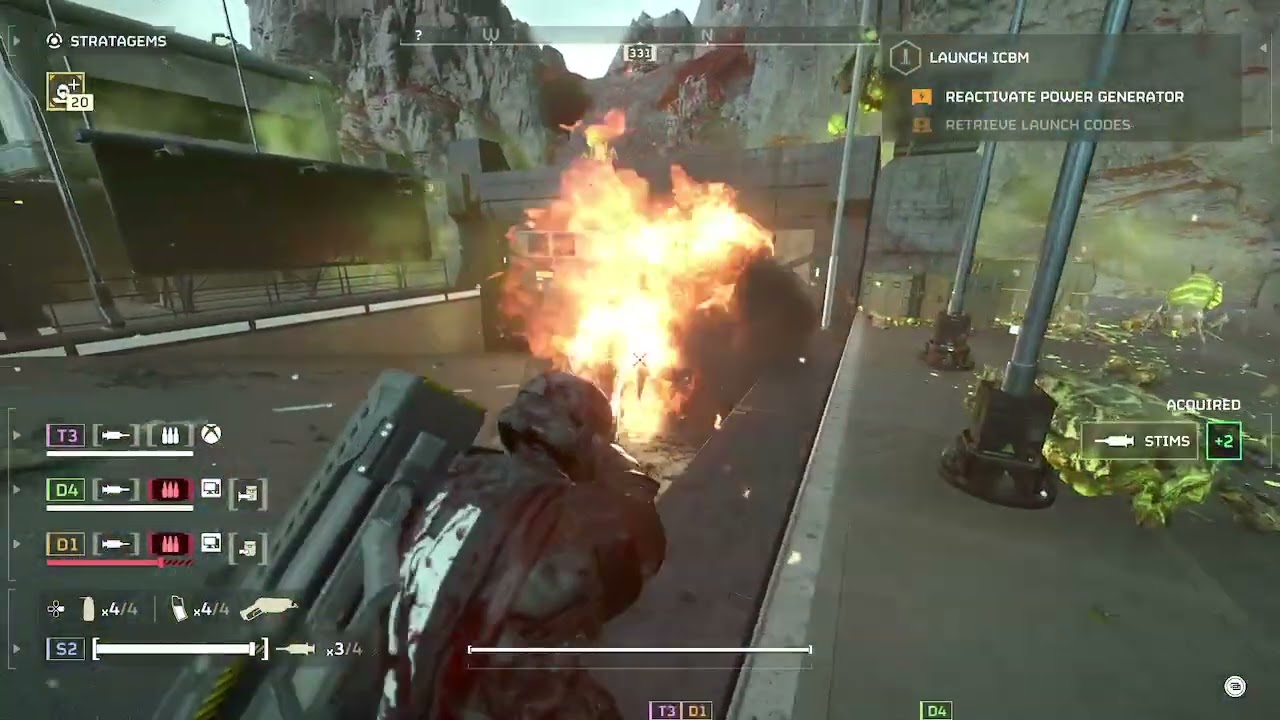 Helldivers 2 chatting with da boys