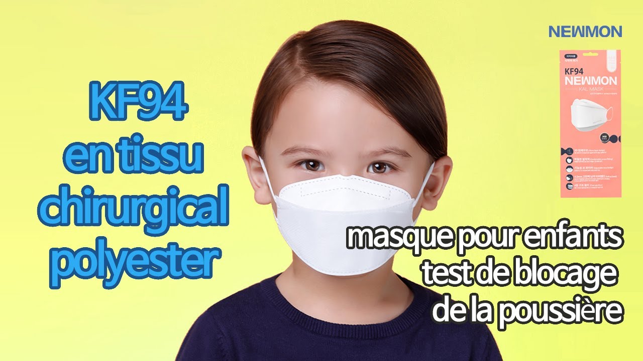 KF94 / en tissu / chirurgical / polyester masque test de blocage de la poussi&egrave;re