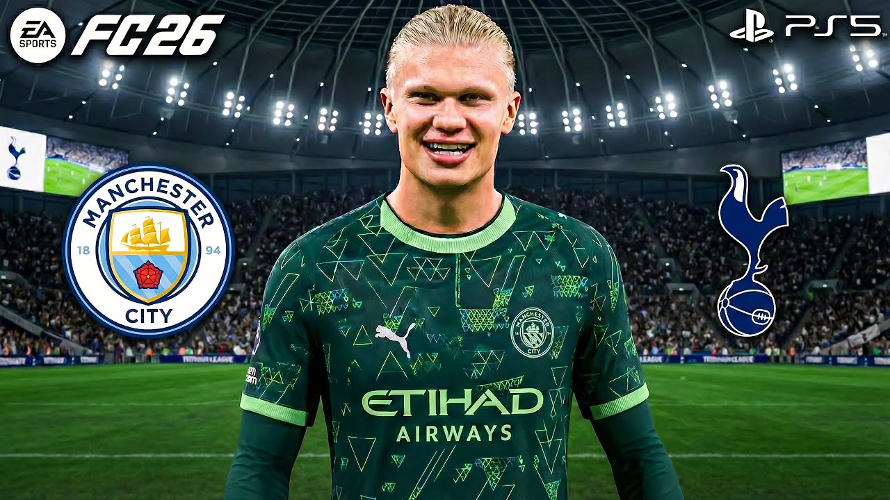 ХААЛАНД против РОМЕРО! ⚔️ Тоттенхэм против Манчестер Сити | FC 26 Геймплей 4K
