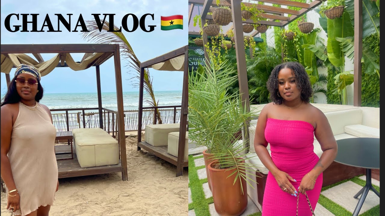 GHANA VLOG 2023 | BEACH | FOOD | EXPLORE WITH ME