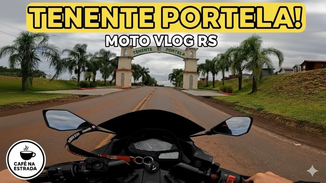 CHEGANDO EM TENENTE PORTELA DE MOTO 🏍️